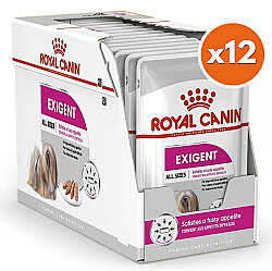 Royal Canin Pouch Exigent Seçici İştahlı Tüm Irklar İçin Köpek Yaş Maması 85 Gr - BOX - x 12 Adet - Royal Canin