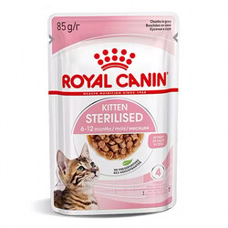 Royal Canin - Royal Canin Pouch Gravy Kitten Sterilised Yaş Yavru Kısır Kedi Maması 85 Gr