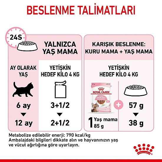 Royal Canin BOX Pouch Gravy Kitten Sterilised Kısırlaştırılmış Yavru Yaş Kedi Maması 85 Gr x 12 Adet - 8
