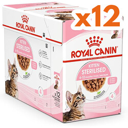 Royal Canin - Royal Canin Pouch Gravy Kitten Sterilised Yaş Yavru Kısır Kedi Maması 85 Gr - BOX - x 12 Adet