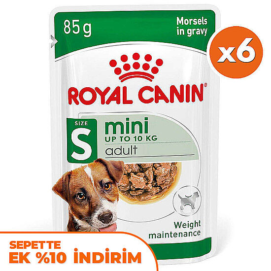 Royal Canin Pouch Mini Adult Köpek Yaş Maması 85 Gr x 6 Adet - 1