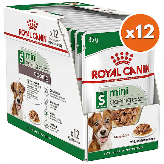 Royal Canin Pouch Mini Ageing Yaşlı Köpek Yaş Maması 85 Gr - BOX - x 12 Adet - 1