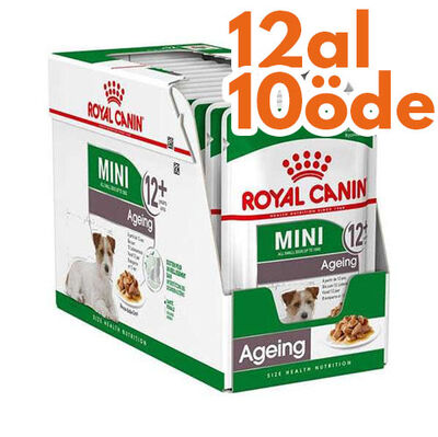 Royal Canin Pouch Mini Ageing Yaşlı Köpek Yaş Maması 85 Gr - BOX - 12 Al 10 Öde