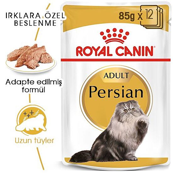 Royal Canin BOX Pouch Persian İran Kedilerine Özel Yaş Maması 85 Gr x 12 Adet - 8