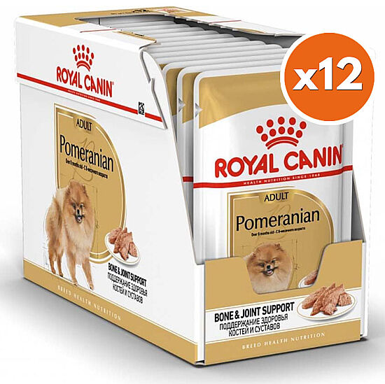 Royal Canin Pouch Pomeranian Irkı Özel Yaş Köpek Maması 85 Gr - BOX - x 12 Adet - 1