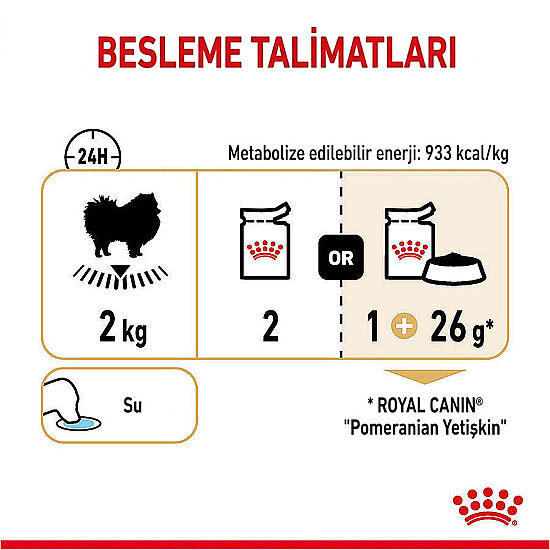 Royal Canin Pouch Pomeranian Irkı Özel Yaş Köpek Maması 85 Gr - 7