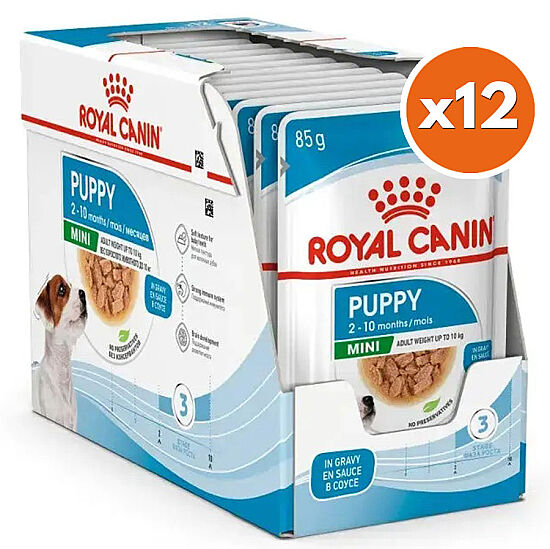 Royal Canin Pouch Mini Puppy Yavru Köpek Yaş Maması 85 Gr - BOX - x 12 Adet - 1