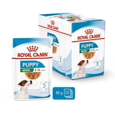 Royal Canin Pouch Mini Puppy Yavru Köpek Yaş Maması 85 Gr - BOX - 12 Al 10 Öde