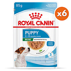 Royal Canin Pouch Mini Puppy Yavru Köpek Yaş Maması 85 Gr x 6 Adet - Royal Canin