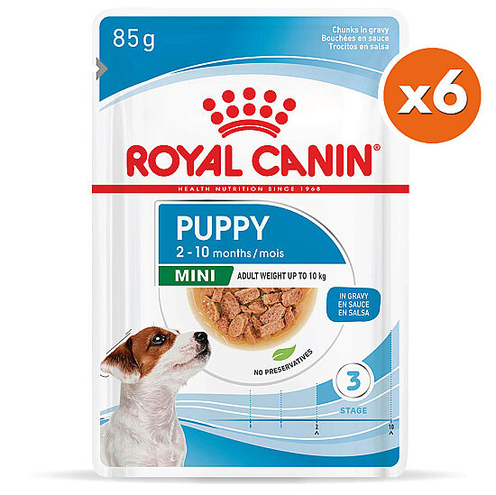 Royal Canin Pouch Mini Puppy Yavru Köpek Yaş Maması 85 Gr x 6 Adet - 1