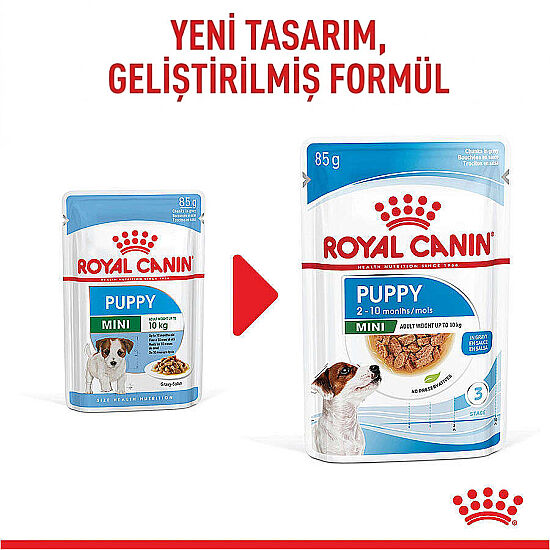Royal Canin Pouch Mini Puppy Yavru Köpek Yaş Maması 85 Gr x 6 Adet - 4
