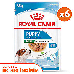 Royal Canin Pouch Mini Puppy Yavru Köpek Yaş Maması 85 Gr x 6 Adet - Royal Canin