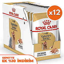 Royal Canin Pouch Yorkshire Terrier Irkı Özel Yaş Köpek Maması 85 Gr - BOX - x 12 Adet - Royal Canin