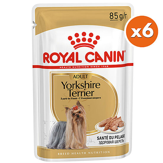 Royal Canin Pouch Yorkshire Terrier Irkı Özel Yaş Köpek Maması 85 Gr x 6 Adet - 1