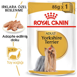 Royal Canin - Royal Canin Pouch Yorkshire Terrier Irkı Özel Yaş Köpek Maması 85 Gr