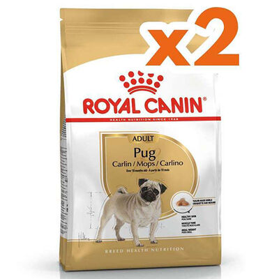 Royal Canin Pug Irkına Özel Köpek Maması 1,5 Kg x 2 Adet + Temizlik Mendili