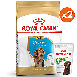 Royal Canin Cocker Puppy Irk Yavru Köpek Maması 3 Kg x 2 Adet + 2 Adet Royal Canin Yavru Köpek Ödülü - Royal Canin
