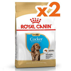 Royal Canin - Royal Canin Cocker Puppy Irk Yavru Köpek Maması 3 Kg x 2 Adet + Temizlik Mendili