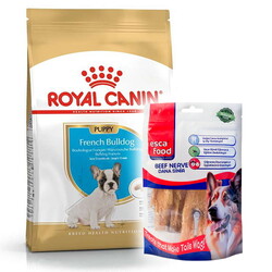 Royal Canin - Royal Canin French Bulldog Puppy Yavru Köpek Maması 3 Kg + Esca Food Köpek Ödülü