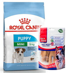 Royal Canin - Royal Canin Mini Puppy Küçük Irk Yavru Köpek Maması 4 Kg + Esca Food Köpek Ödülü