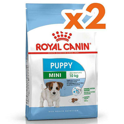 Royal Canin Mini Puppy Küçük Irk Yavru Köpek Maması 4 Kg x 2 Adet + Mama Saklama Kovası