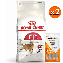 Royal Canin Regular Fit Kedi Maması 4 Kg x 2 Adet + 4 Paket Wahlen Multivitamin 4x15 Gr - Royal Canin
