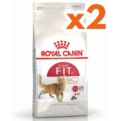 Royal Canin - Royal Canin Regular Fit Kedi Maması 4 Kg x 2 Adet + Temizlik Mendili