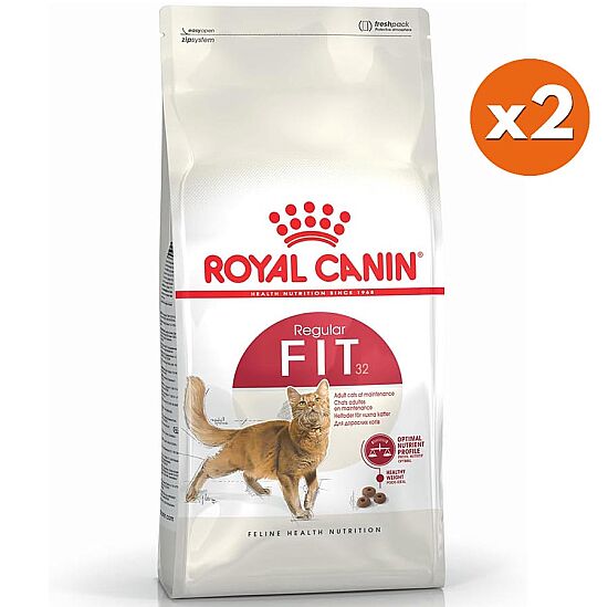 Royal Canin Regular Fit Kedi Maması 4 Kg x 2 Adet + Temizlik Mendili - 1