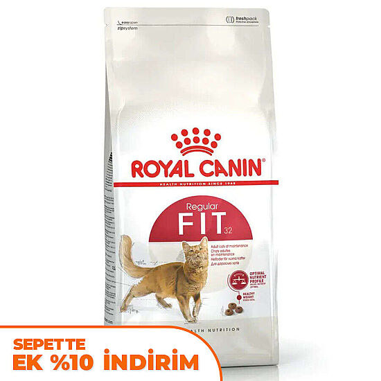 Royal Canin Regular Fit Yetişkin Kedi Maması 15 Kg + Temizlik Mendili - 1