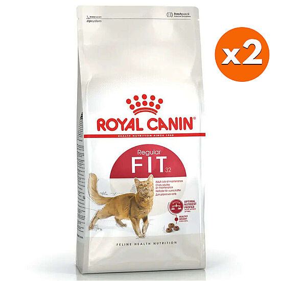 Royal Canin Regular Fit Kedi Maması 10 Kg x 2 Adet + 30 Adet Wooc Lolipop Ödül - 2
