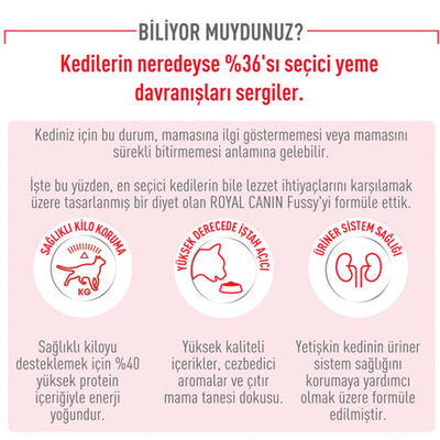 Royal Canin Fussy Exigent Seçici Kedi Maması 10 Kg + Crocus Cream 4x15 Gr + Garden Mix Paste