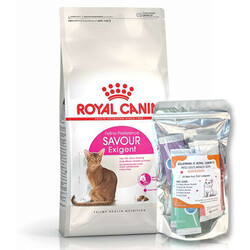 Royal Canin - Royal Canin Savour Exigent Seçici Kedi Maması 10 Kg + 10Lu Lolipop Kedi Ödülü + Temizlik Mendili