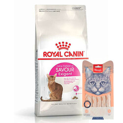 Royal Canin - Royal Canin Savour Exigent Seçici Kedi Maması 2 Kg + Wanpy Creamy Treat 5x14 Gr