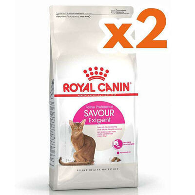 Royal Canin Savour Exigent Seçici Kedi Maması 4 Kg x 2 Adet - 2 Adet Temizlik Mendili