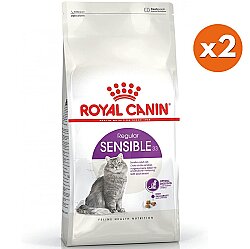 Royal Canin Sensible Hassas Kedi Maması 15 Kg x 2 Adet + 30 Adet Wooc Lolipop Ödül - 2