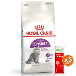 Royal Canin Sensible Hassas Kedi Maması 2 Kg + 5 Adet Wooc Lolipop Ödül - Royal Canin