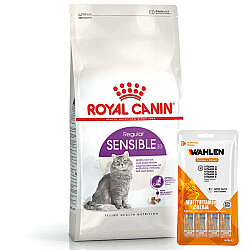 Royal Canin Sensible Hassas Kedi Maması 10 Kg + 3 Paket Wahlen Multivitamin 4x15 Gr - Royal Canin