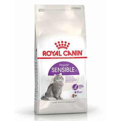 Royal Canin Sensible Hassas Kedi Maması 10 Kg + Crocus Cream 4x15 Gr + Garden Mix Paste