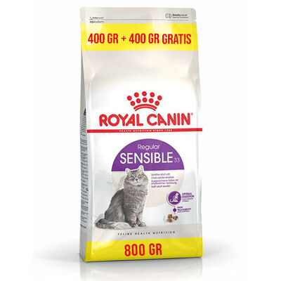 Royal Canin Sensible Hassas Kedi Maması 400 + 400 (800 Gr)