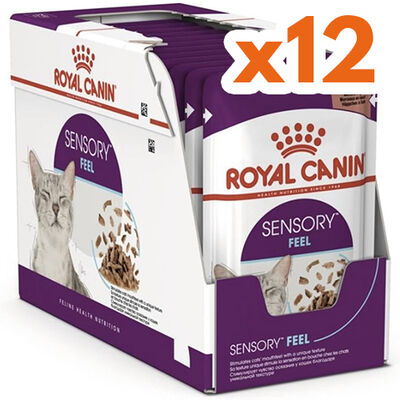 Royal Canin Sensory Feel Pouch Yaş Kedi Maması 85 Gr - BOX - x 12 Adet - 1