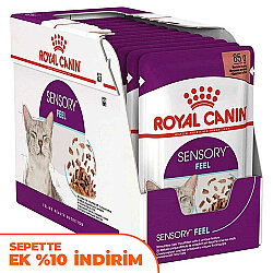 Royal Canin BOX Sensory Feel Pouch Yaş Kedi Maması 85 Gr x 12 Adet - Royal Canin