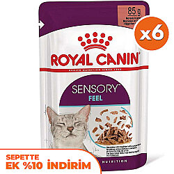 Royal Canin Sensory Feel Pouch Yaş Kedi Maması 85 Gr x 6 Adet - Royal Canin