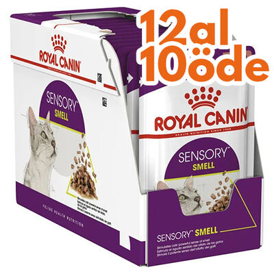 Royal Canin Sensory Smell Pouch Yaş Kedi Maması 85 Gr - BOX - 12 Al 10 Öde