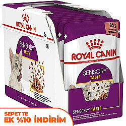 Royal Canin BOX Sensory Taste Pouch Yaş Kedi Maması 85 Gr x 12 Adet - Royal Canin