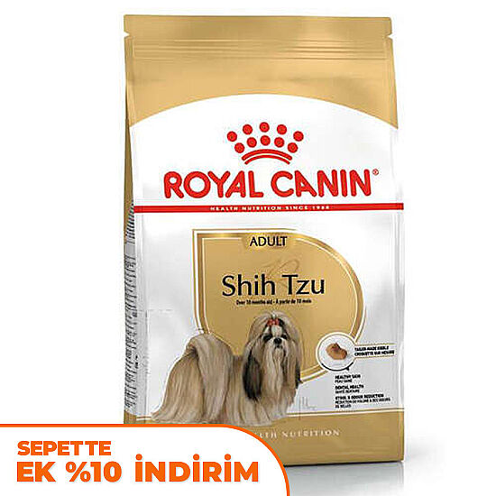Royal Canin Shih Tzu Adult Yetişkin Köpek Irk Maması 1,5 Kg + Temizlik Mendili - 1