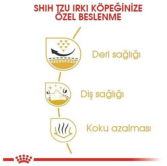 Royal Canin Shih Tzu Adult Yetişkin Köpek Irk Maması 1,5 Kg + Temizlik Mendili - 2