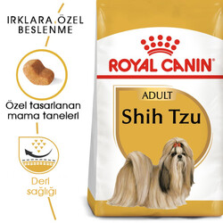 Royal Canin Shih Tzu Adult Yetişkin Köpek Irk Maması 1,5 Kg + Bez Çanta - Thumbnail