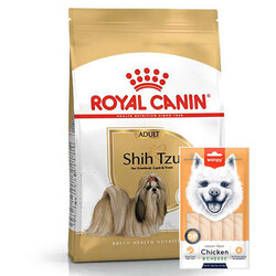 Royal Canin - Royal Canin Shih Tzu Adult Yetişkin Köpek Irk Maması 1,5 Kg + Wanpy Creamy Treat 5x14 Gr