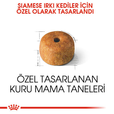 Royal Canin Siamese Siyam Kedilerine Özel Mama 2 Kg + Wanpy Creamy Treat 5x14 Gr