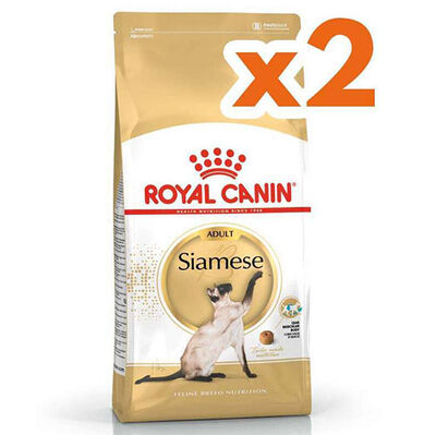 Royal Canin Siamese Siyam Kedilerine Özel Mama 2 Kg x 2 Adet + Bez Çanta